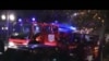 Armenia -- A video screenshot of fire engines at the scene of a major fire in Yerevan, 24Nov2010.