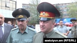 Начальник Генштаба ВС Беларуси Олег Белоконев, Ереван, 2 октября 2015 г.