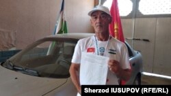 Оқсоқоллар марафонининг уюштирувчиси 75 ёшли Ҳусанбой Сотволдиев.