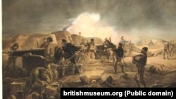 Картина Уильяма Симпсона из серии о Крымской войне