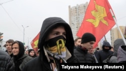 Националистическая акция в России, иллюстративное фото