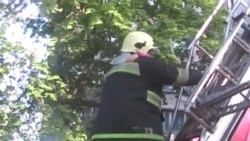 Пожежа у дев’ятиповерховому будинку у Харкові