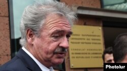 Armenia - Foreign Minister Jean Asselborn speaks at the opening of Luxembourg's honorary consulate in Yerevan, 27 March 2018.