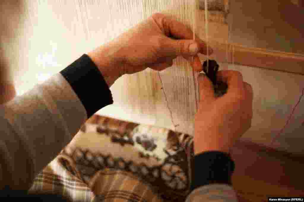 Armenia -- A carpet workshop in Armenia, Getik village, Gegharkuniq region, 28Mar2013
