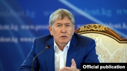 Алмазбек Атамбаев на пресс-конференции. 24 июля 2017 г.