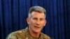 U.S. Army General John Nicholson, commander of U.S.-led forces in Afghanistan, in Kabul on April 14.
