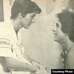 سعید کنگرانی و گوگوش در فیلم امتداد شب