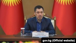 Садыр Жапаров на заседании Совета по развитию бизнеса и инвестициям при правительстве. Бишкек. 23 октября 2020 года.