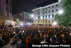 Ноч пасьля выбараў у Бухарэсьце