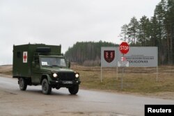 Ратавальныя працы на палігоне ў Літве, 27 сакавіка 2025