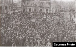 Bakıda Zərdabinin dəfni 1907-ci il.