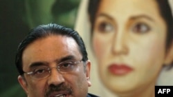 آصف علی زرداری، رهبر حزب مردم پاکستان و رییس جمهوری جدید پاکستان. (عکس: AFP)