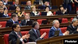 Фракция РПА в ходе заседания парламента (архив)