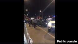 Россия - Полиция Москва задерживает участников армяно-азербайджанских столкновений, 23-24 июля 2020 г.