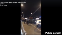 Скриншот распространенного Союзом армян России видео 