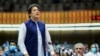 Pakistani Prime Minister Imran Khan addresses the Pakistani parliament. (file photo)
