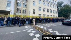 Мәскәүдә тавыш бирүгә чират