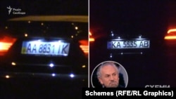 Обидві автівки зареєстровані на компанію, якою співволодіє телеведучий Савік Шустер