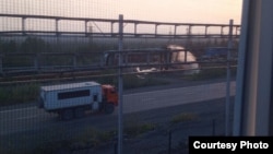 Вид из окна общежития исправительного центра ИУФИЦ-2 при ИК-15 в Норильске