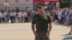 Українські прикордонники вишикувалися у формі кордонів України – відео