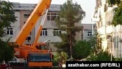 Gaz partlamasynyň bolan ýeri.