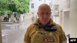 تصویر برگرفته از یک ویدئو از رهبر گروه واگنر که در روز شنبه سوم تیرماه ثبت شده است