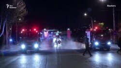 Щоденна дезінфекція вулиць у Тбілісі. Грузія