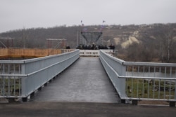 Отремонтированный пролет моста