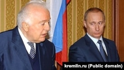 Эдуард Шеварднадзе и Владимир Путин, март 2003 года