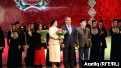 Розалина Шаһиева (с), Мәдинә Маликова, Рөстәм Миңнеханов, Харис Салихов