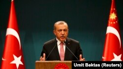 Թուրքիայի նախագահ Ռեջեփ Թայիփ Էրդողանը վարում է ազգային անվտանգության խորհրդի նիստը, արխիվ, Անկարա: 