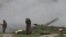Nagorno-Karabakh - Karabakh Armenian troops fire rounds from a howitzer in the Martakert district, 3Apr2016.