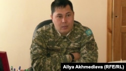 Жандарбек Тулеуов, заместитель командира части 74/261. Алматинская область, 24 апреля 2013 года.