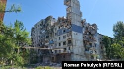 Наслідки російських обстрілів у Покровську, травень 2025 року