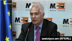 Глава делегации ЕС в Армении, посол Петр Свитальский, Ереван, 22 июля 2019 г.  