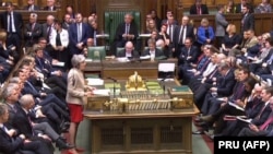  پارلمان بریتانیا (عکس: ۲۹ مارس ۲۰۱۹)