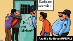 Gündüz Ağayevin karikaturası