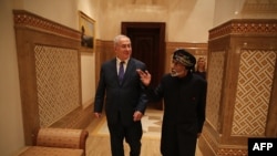 سفر بنیامین نتانیاهو به مسقط و دیدار با سلطان قابوس در اکتبر سال ۲۰۱۸