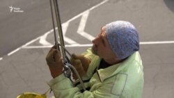 У Запоріжжі альпініст намалював мурал