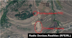 Російська РЛС прикриває базу техніки неподалік