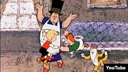 Фрагмент из мультфильма "Карлсон вернулся" производства "Союзмультфильм", 1970 год.