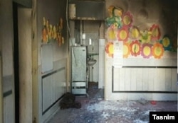 از تصاویر منتشرشده از مدرسه پس از سانحه