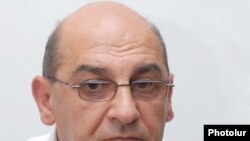 Armenia -- Petros Semerjian, the chief state narcologist, speaks at a news conference, 3August 2010.