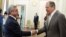 Armenia - President Serzh Sarkisian meets with Russia's visiting Foreign Minister Sergey Lavrov, Yerevan, 23Jun2014.