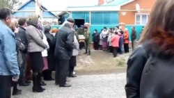 Похороны погибшего в Сирии российского солдата