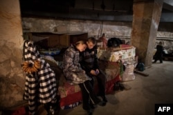 Бомбосховище в селі Петрівське поблизу Донецька. Листопад 2014 року