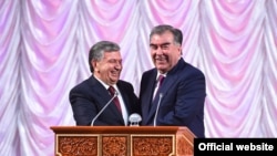 Эмомали Рахмон и Шавкат Мирзиёев
