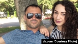 Кристина с мужем. Фото из социальной сети Кристины.