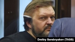 Микита Бєлих у суді, архівне фото, 2018 рік