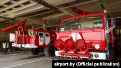 Пажарныя машыны. Ілюстрацыйнае фота